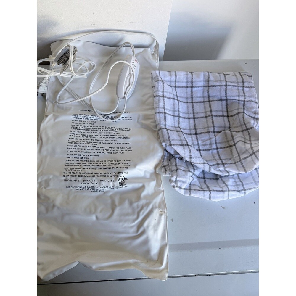 Sunbeam Heating Pad for Pain Relief | Size 15x12 Ultra Heat Waterproof - TESTED
